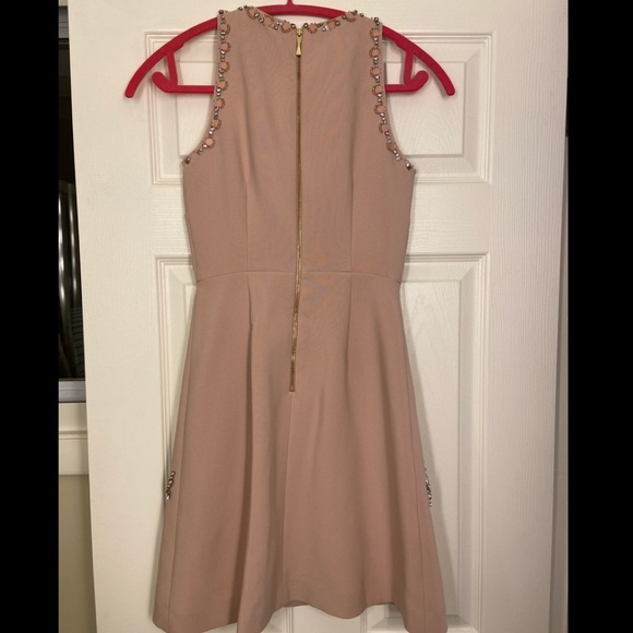 Kate Spade Scattered Brooch Crepe Dress size 00 - Picture 4 of 6